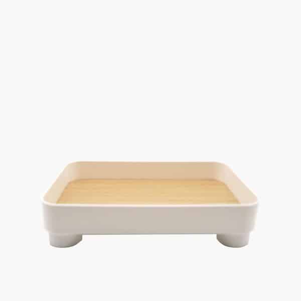 Parthenon White Square Tray