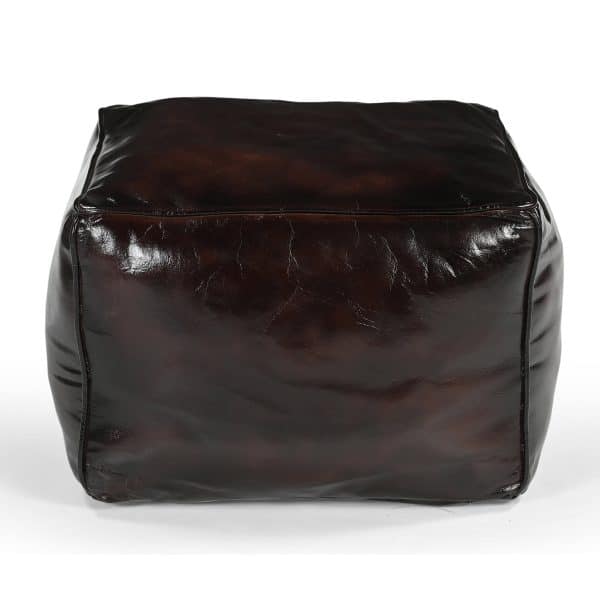 SQUARE CHOCOLATE OTTOMAN - Image 2