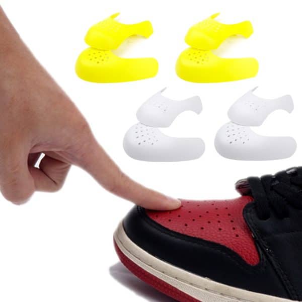 White Shoe Crease Protector for Men's Shoes, Size EUR 40-46 (US 7-12) 10 Pairs - Image 2