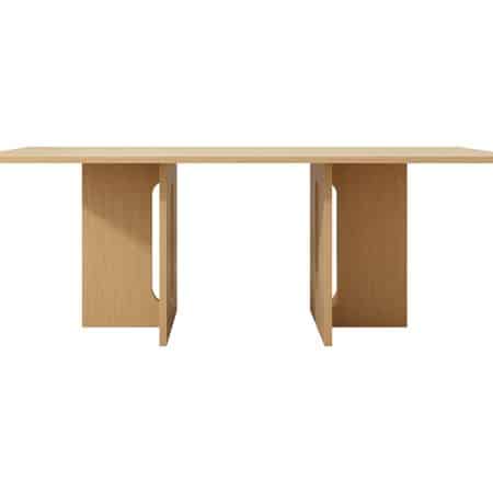 Walnut Melamine Dining Table 6 Seater - Image 2
