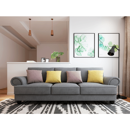 The Cloud Nine 3-Seater Sofa Slate Grey