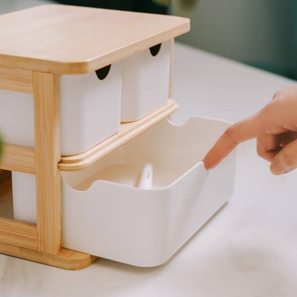 Bamboo Fibre Storage Drawer Set - Image 2