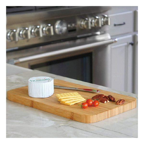 Bamboo Rectangle Steak Board with Cover - Image 2