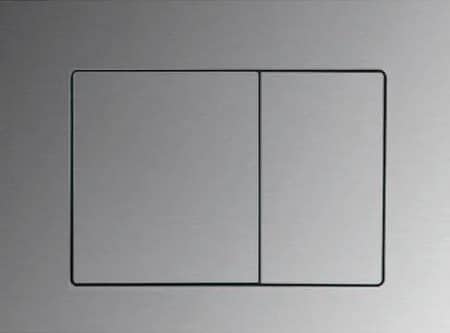 R&T Standard Cisterns Push Plates - Square Brushed Nickel