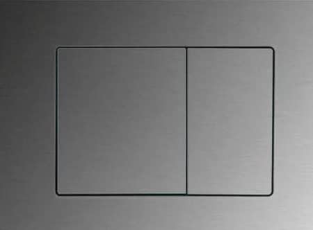 R&T Standard Cisterns Push Plates - Square Gun Metal