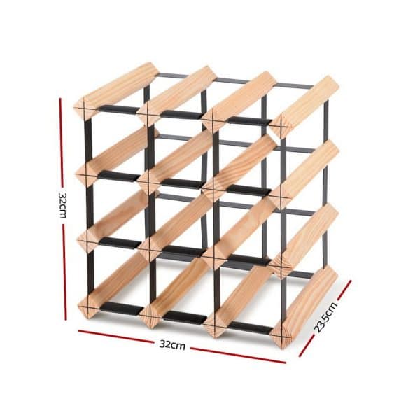 Artiss Wine Rack 12 Bottle - Image 2