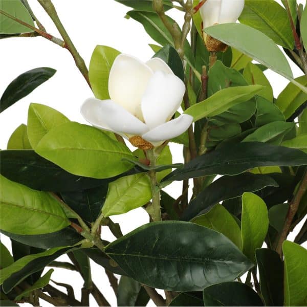 Faux White Flowering Magnolia Tree with Pot 130cm - Image 2
